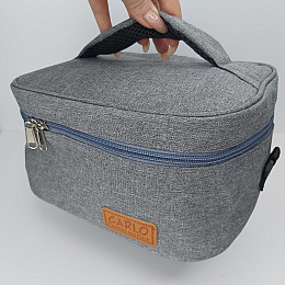 Термосумка 23*18*15 см Stenson R30850 серый