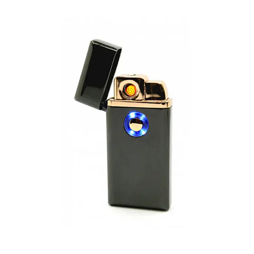 Запальничка акумуляторна спіральна, що перезаряджається + газова LIGHTER 5408 USB 2 в 1