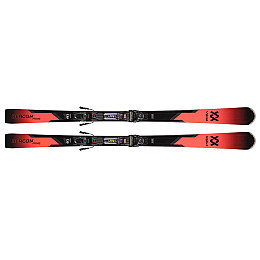 Лижі гірські з кріпленням Volkl Deacon Prime (130 см) Marker FDT TP 10 80 mm Black/Red