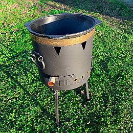 Комплект Казан чугунний Узбекський ЖарОК 12 л (1713433071)