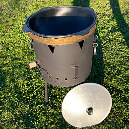 Комплект Казан чугунний Узбекський ЖарОК 12 л (1713433071)