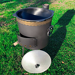 Комплект Казан чугунний Узбекський ЖарОК 12 л (1713454146)