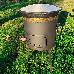 Комплект Казан чугунний Узбецький ЖарОК 16 л (1713454345)