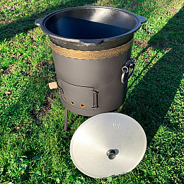 Комплект Казан чугунний Узбецький ЖарОК 16 л (1713454345)