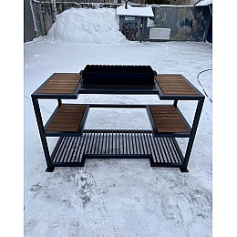 Мангал I loft you 1900х1700х400 см Черный