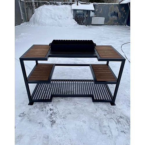 Мангал I loft you 1900х1700х400 см Чорний