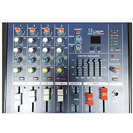 Аудио микшер звуковой пульт усилитель Mixer BT 4200D 4CH c bluetooth (1756375386)
