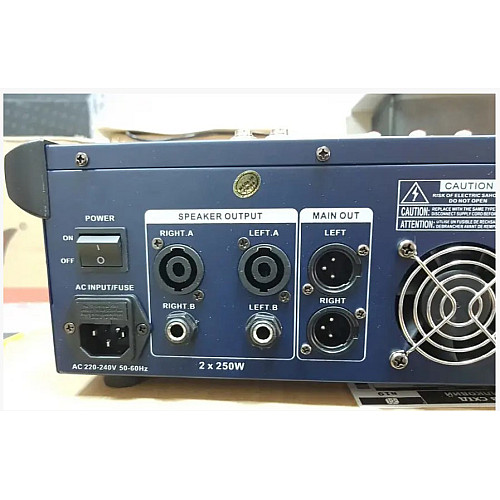 Аудио микшер звуковой пульт усилитель Mixer BT 4200D 4CH c bluetooth (1756375386)