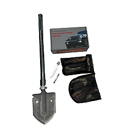 Складная стальная лопата Han-Wild 16 в 1: топор, нож, отвертка, стропорез, пила, стеклобой (1920669867)