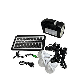 Ручний прожектор із повербанком GDPlus GD-9 4500 мА/год із сонячною панеллю/ліхтарем/лампою (1988504028)