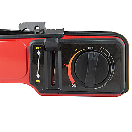 Плита портативная газовая с пьезоподжигом в пластиковом кейсе MASTERTOOL 2400 Вт Black and Red (44-5102)
