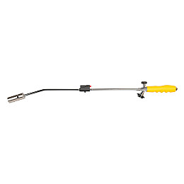 Горелка для газового баллона MASTERTOOL Кеплер пьезоподжиг Ø28 мм/1300°С Yellow and Black (44-5050)