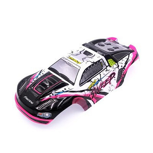 Корпус кузов для машини Conquer монстр-трак RC 1/16 WL Toys Рожевий (16101-6210)