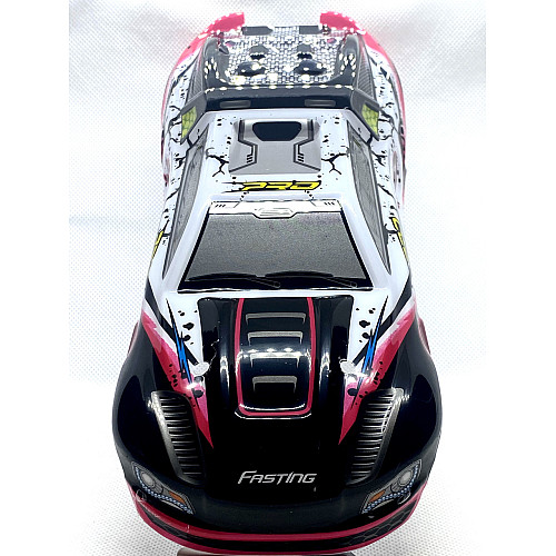Корпус кузов для машини Conquer монстр-трак RC 1/16 WL Toys Рожевий (16101-6210)