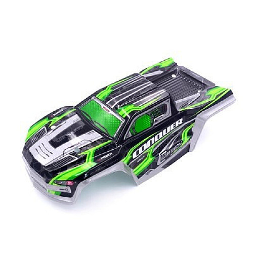 Корпус кузов для машини Conquer монстер-трак RC 1/16 WL Toys Зелений (16102-6220)
