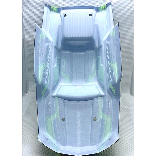Корпус кузов для машини Conquer монстер-трак RC 1/16 WL Toys Зелений (16102-6220)