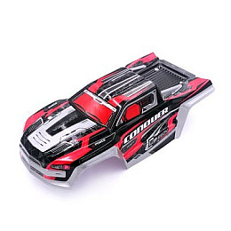 Корпус кузов для машины Conquer монстер-трак RC 1/16 WL Toys Красный (16102-6221)