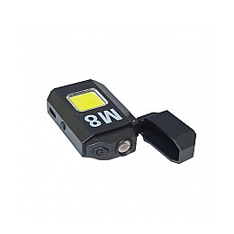 Запальничка акумуляторна спіральна Tiki Lovers USB 2в1 + кишеньковий LED ліхтарик COB LOVERS LV-6002 (9075)