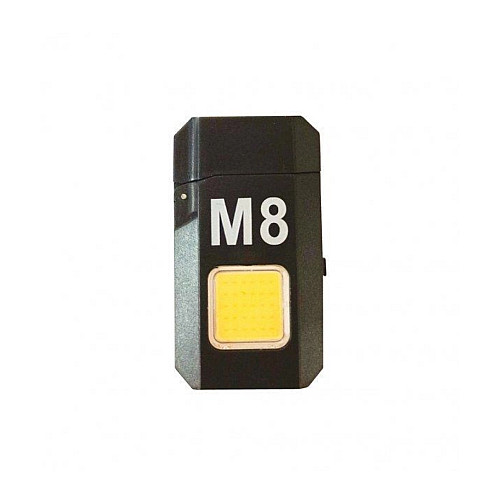 Зажигалка аккумуляторная спиральная Tiki Lovers USB 2в1 + карманный LED фонарик COB LOVERS LV-6002 (9075)