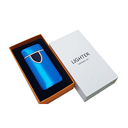 Зажигалка аккумуляторная перезаряжаемая Lighter 8070 Синяя