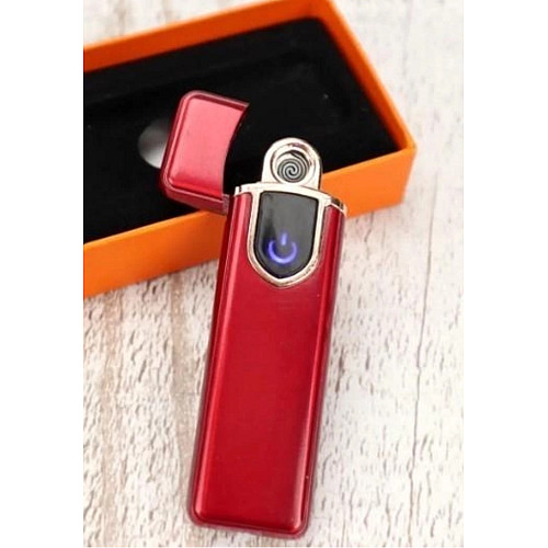 Запальничка акумуляторна перезаряджається Lighter 8070 Червона