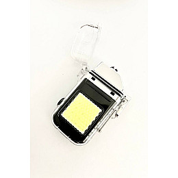 Зажигалка USB аккумуляторная электроимпульсная с LED фонариком СОВ Lighter 9033 Черный