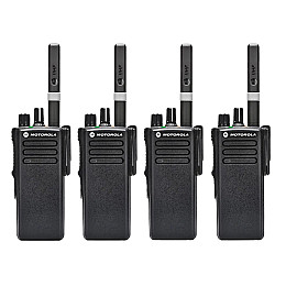 Комплект из 4 шт цифровых раций Motorola DP4400e UHF 2450 мАч