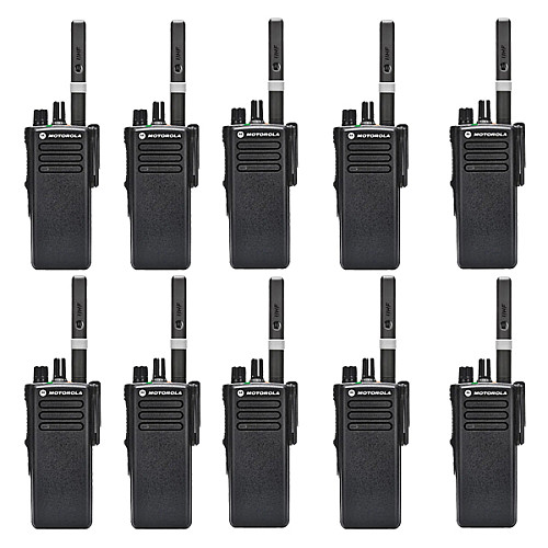 Комплект з 10 шт цифрових рацій Motorola DP4400e UHF 2450 мАг