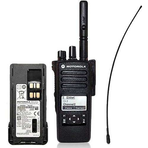 Комплект радіостанція цифрова Motorola DP4600e VHF AES-256 шифрування