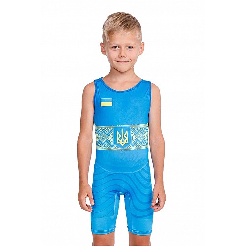 Трико Berserk Sport Wrestler UKR 152 см blue (SI1581B)