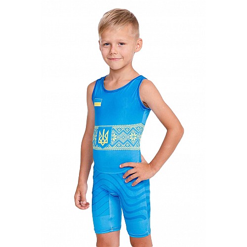 Трико Berserk Sport Wrestler UKR 152 см blue (SI1581B)