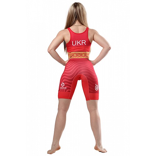 Трико Berserk Sport Wrestler Womens approved UWW M red (S7802R)