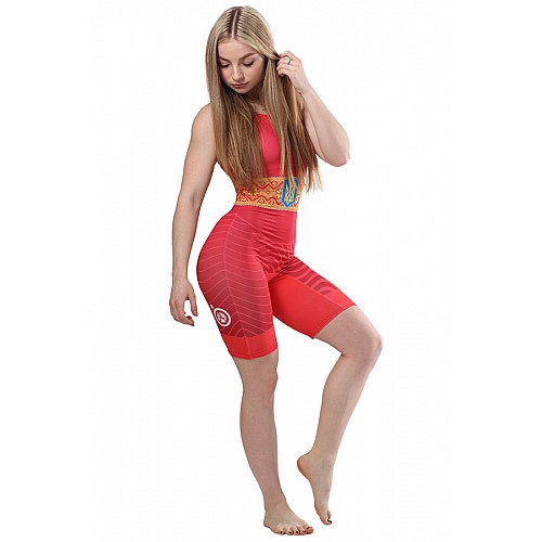 Трико Berserk Sport Wrestler Womens approved UWW M red (S7802R)