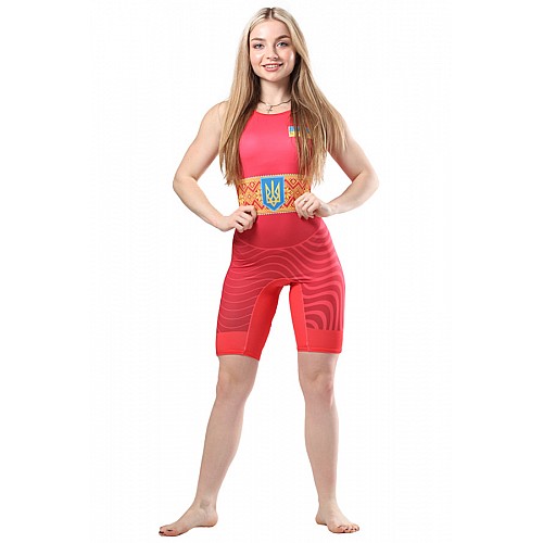 Трико Berserk Sport Wrestler Womens approved UWW L red (S7802R)