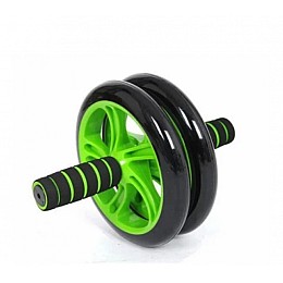 Колесо для пресса фитнес Double Wheel ABS Health Abdomen Round IS33 двойной Зеленый