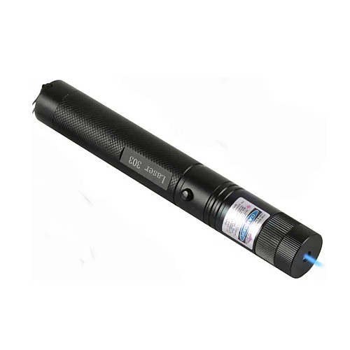 Потужна лазерна указка синій промінь з акумулятором 18650 Laser Pointer 303 Blue