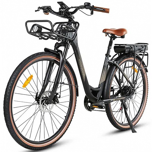 Електровелосипед міський SAMEBIKE RS-A07 36V13A 500 Вт задній акумулятор Чорний