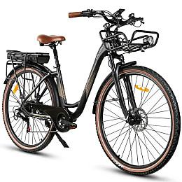 Электровелосипед городской SAMEBIKE RS-A07 36V13A 500 Вт задний аккумулятор Черный