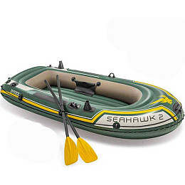 Лодка надувная Intex Seahawk 2 Set Green (73479)