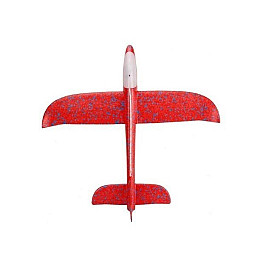 Літак планер метальний UTM Red 48 см з кабіною що світиться (45402R)