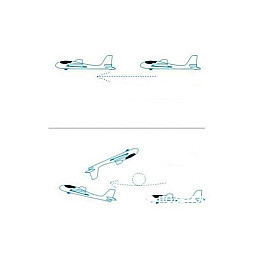 Літак планер метальний UTM 48 см Green (45403G)