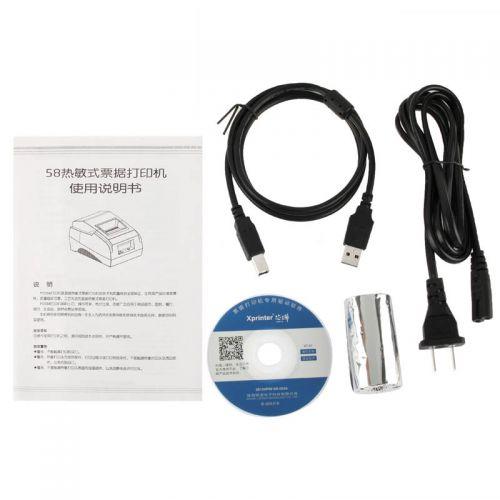 Термопринтер Xprinter XP58IIH принтер етикеток (004496)