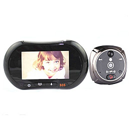 GSM видеоглазок дверной - видеодомофон iHome2 Черный (100110)