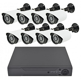 Комплект відеоспостереження Melad на 8 камер 1 mp AHD KIT (12331)