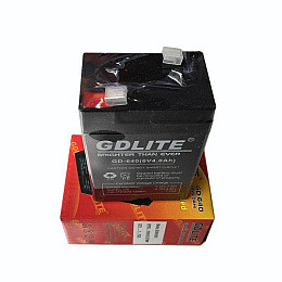 Аккумулятор аккумуляторная батарея для торговых весов GDLITE 6V 4.0Ah GD-640