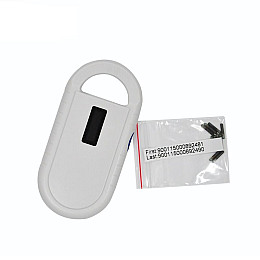 Система RFID для ідентифікації тварин: зчитувач + 2 мікрочіпи з ін'єктором Faread PT160 (100152)