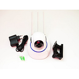 IP-камера RIAS X8100 Plus Wi-Fi 3 антени з віддаленим доступом White (3sm_1034941603)