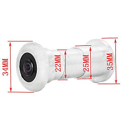 Відеоочок wifi c датчиком руху та записом HQCam 405B 2 Мп Сріблястий
