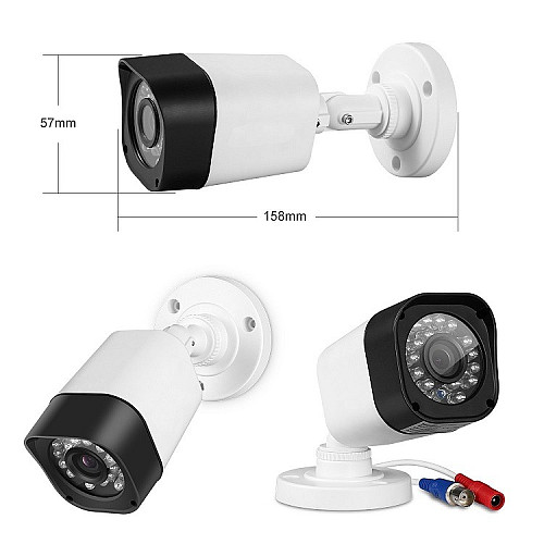 Комплект провідного відеоспостереження Реєстратор + Камери DVR KIT CAD D001 2mp\4ch