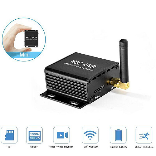 Мини видеорегистраторс wifi на 1 камеру до 2 Мп Pegatan HDC-DVR (100664)